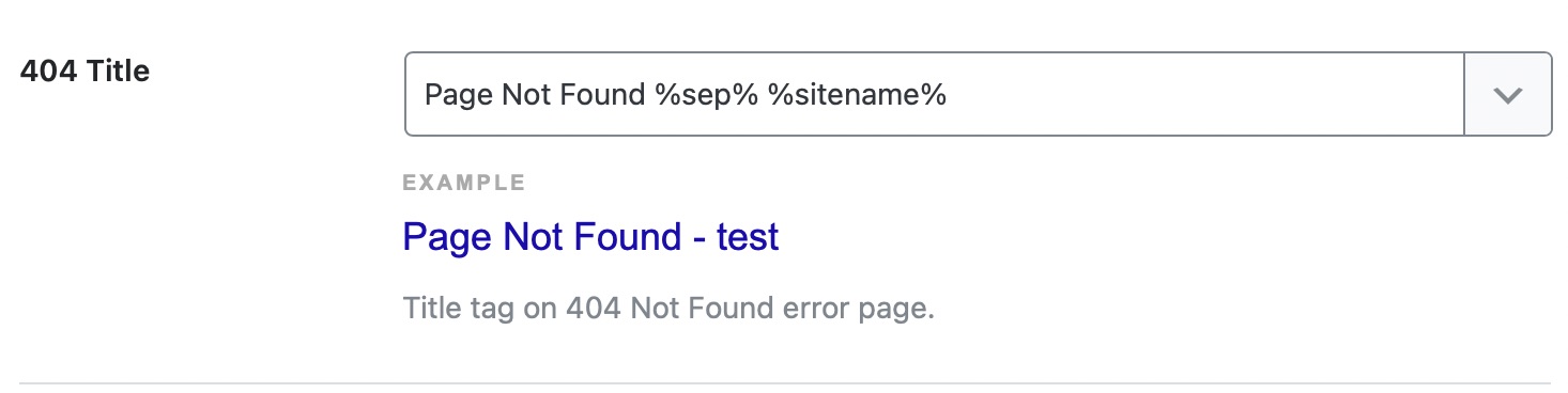 404 page title format