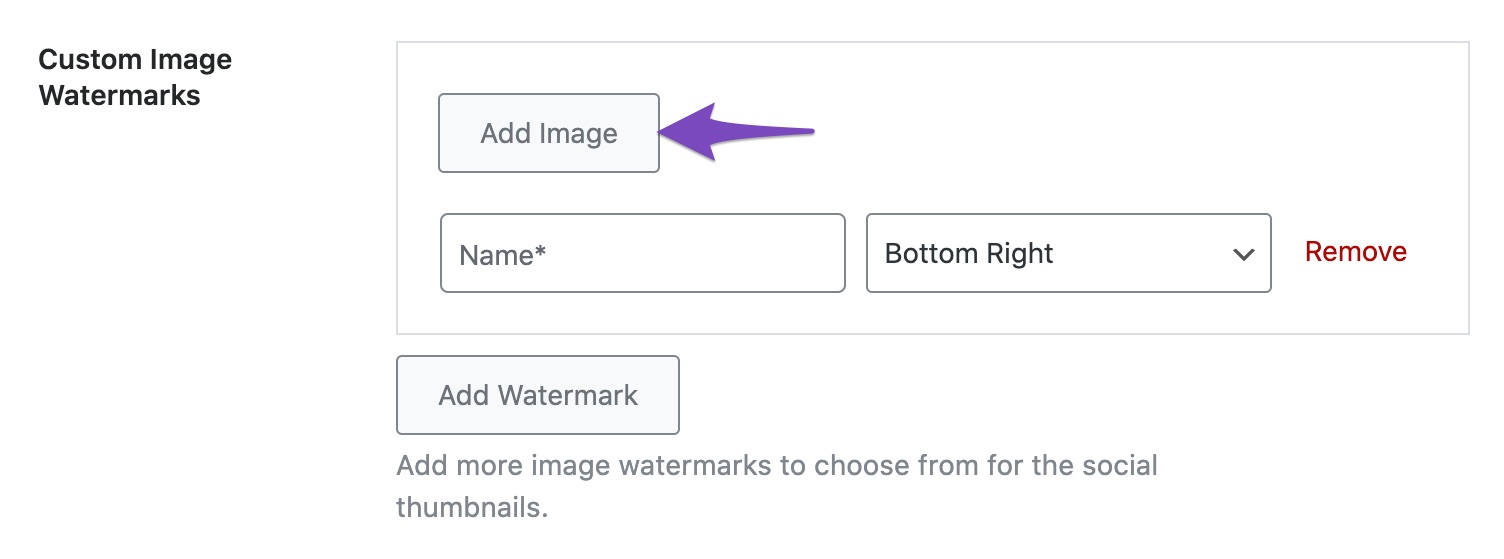 Add image for Custom Image Watermarks - Global Meta