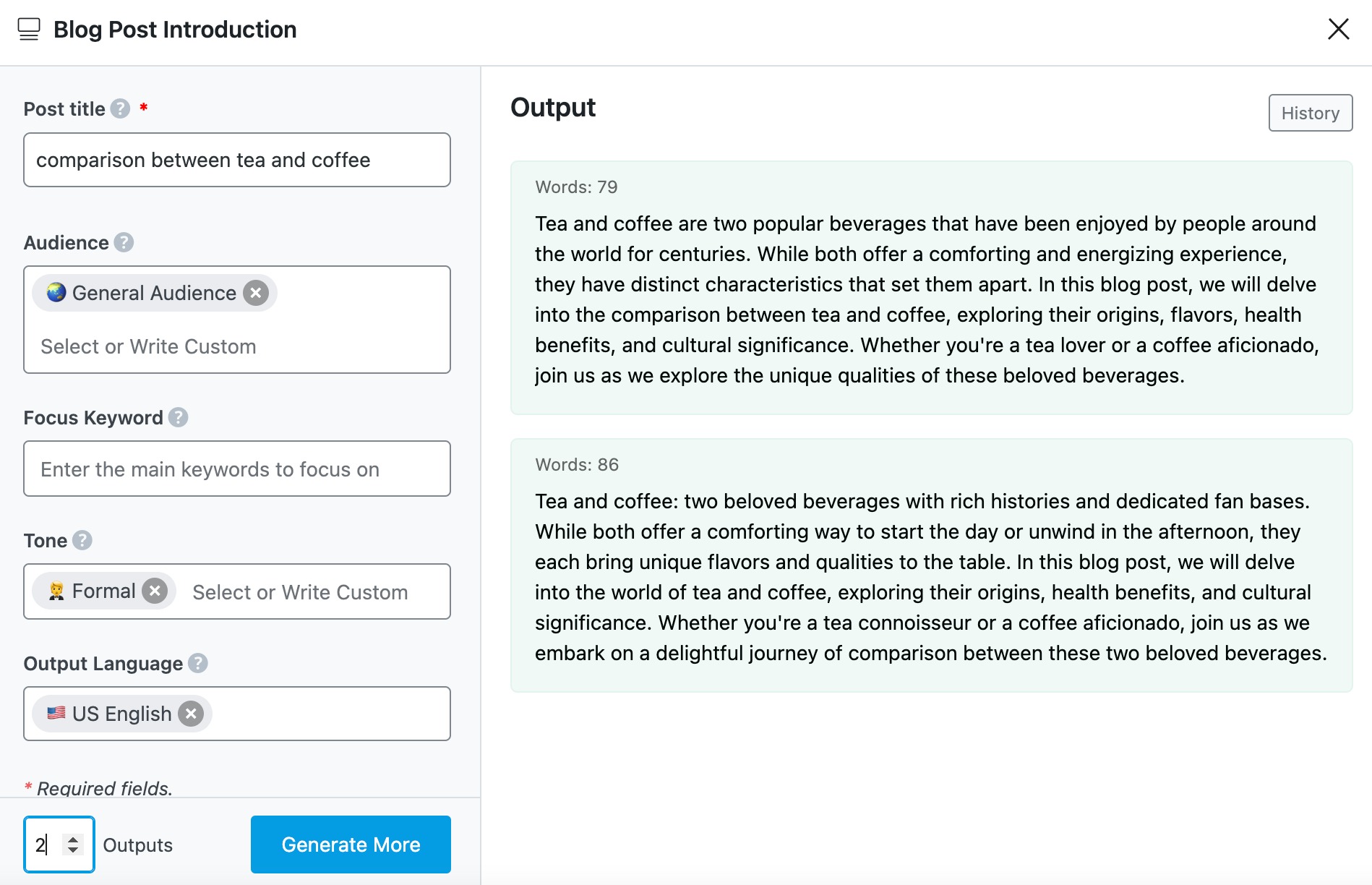 Blog post introduction example