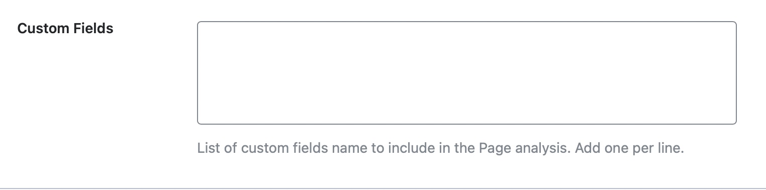 Add custom fields - posts meta