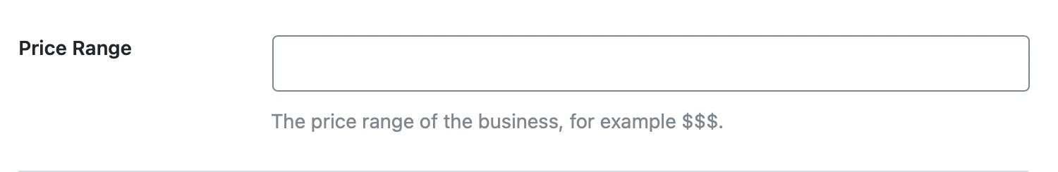 Enter Price Range