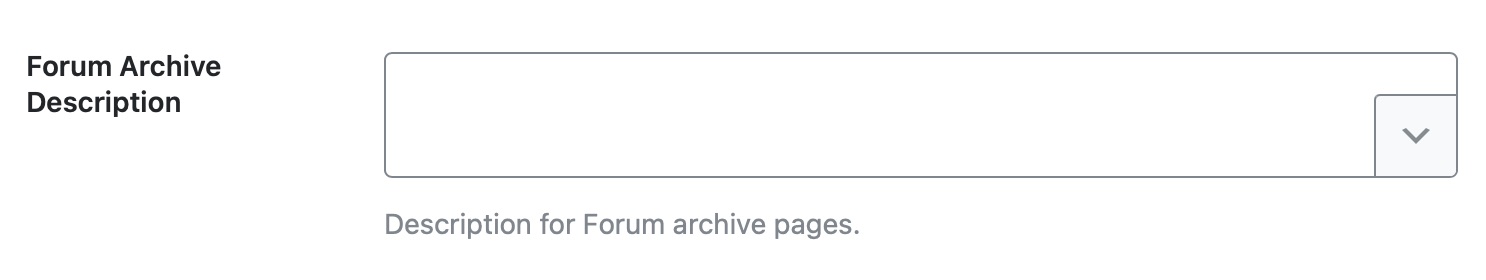 forum archive description template