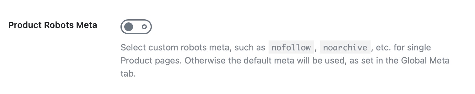 Products robots meta